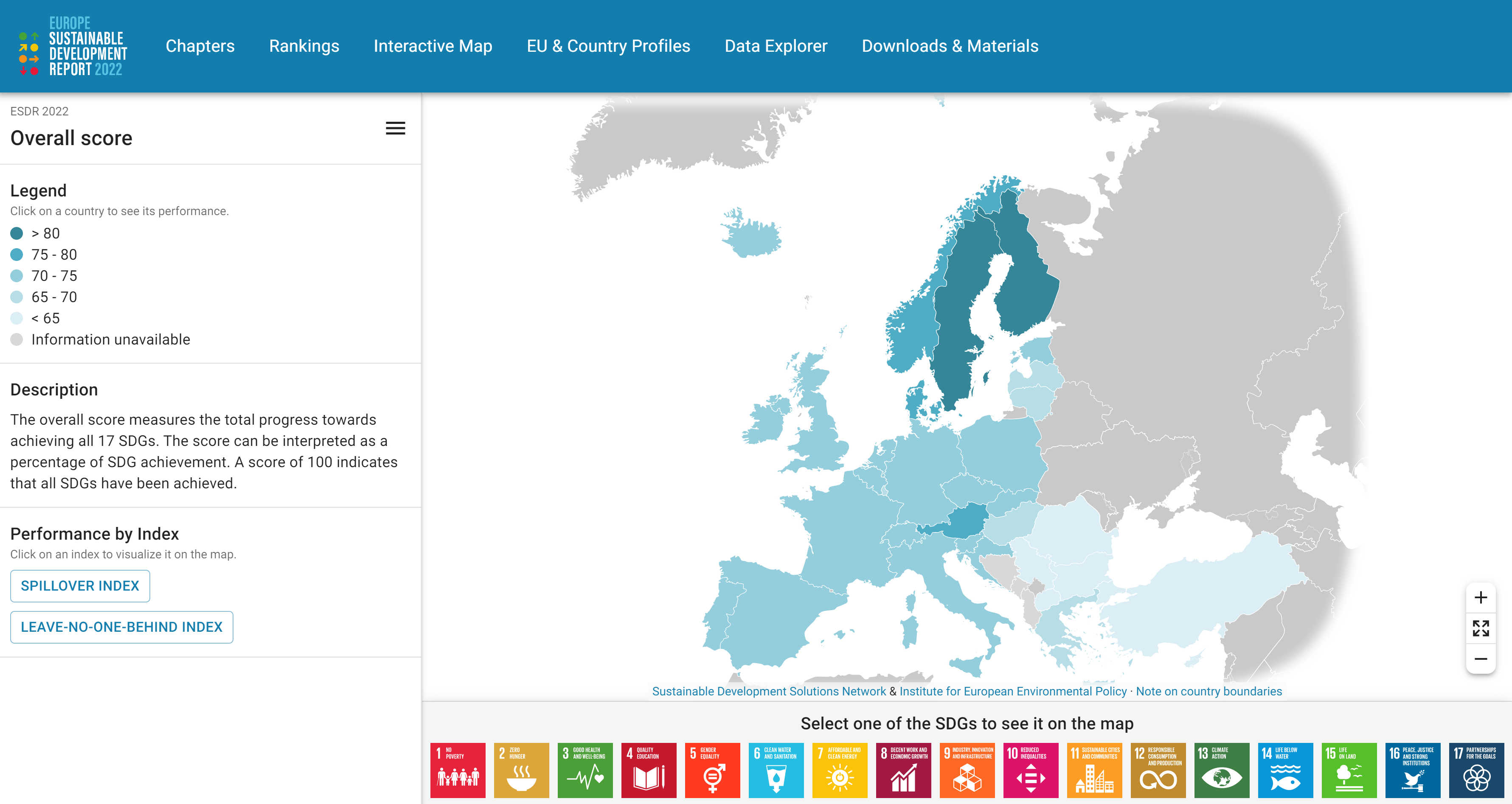 Explore the ESDR 2022 Dashboards