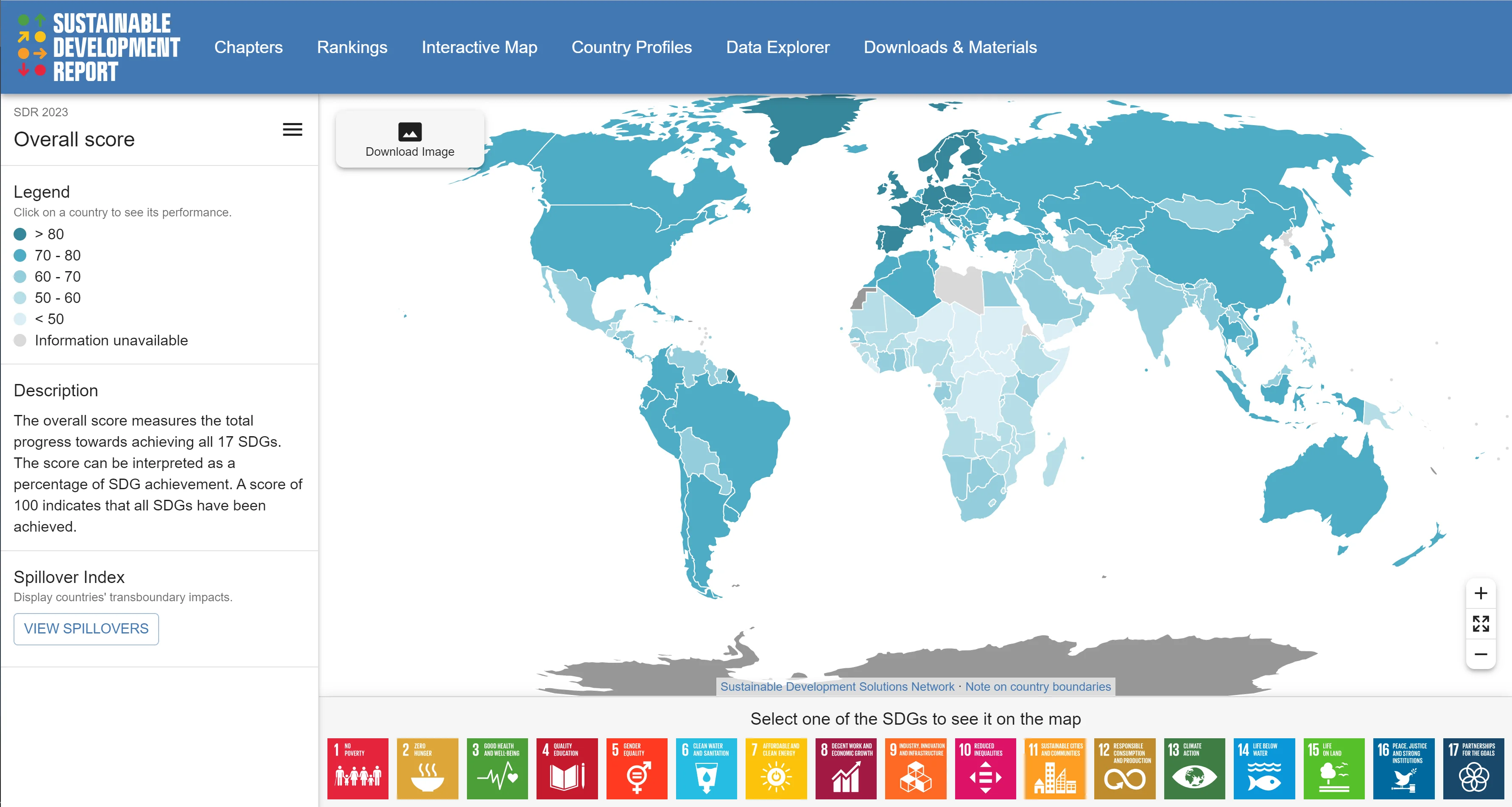 Explore the SDR 2023 Dashboards