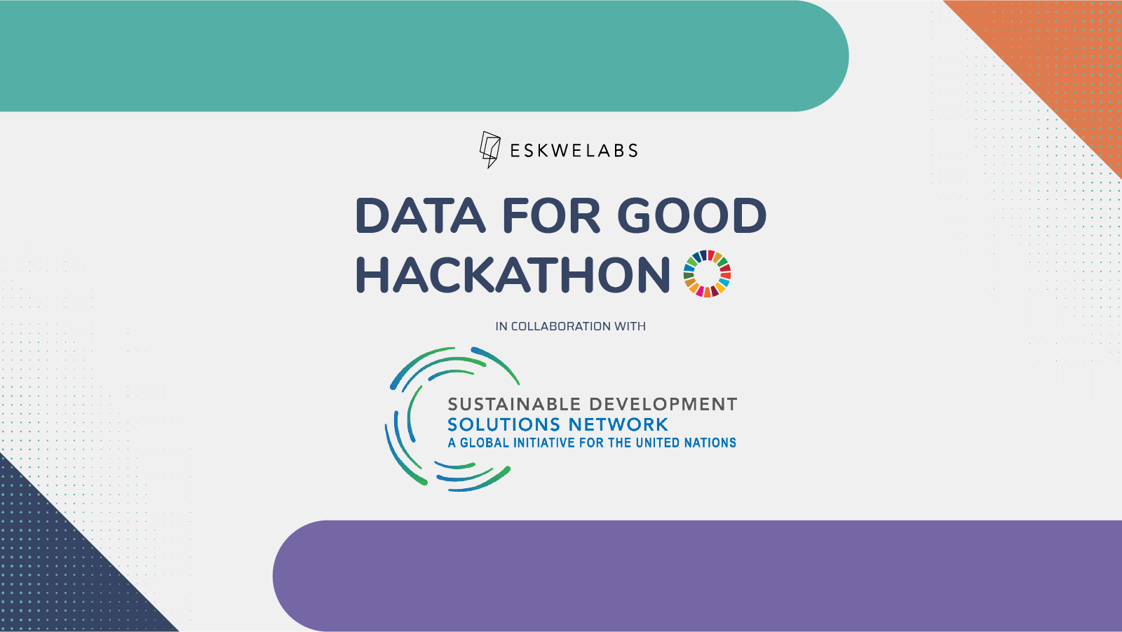 Data For Good Hackathon Banner